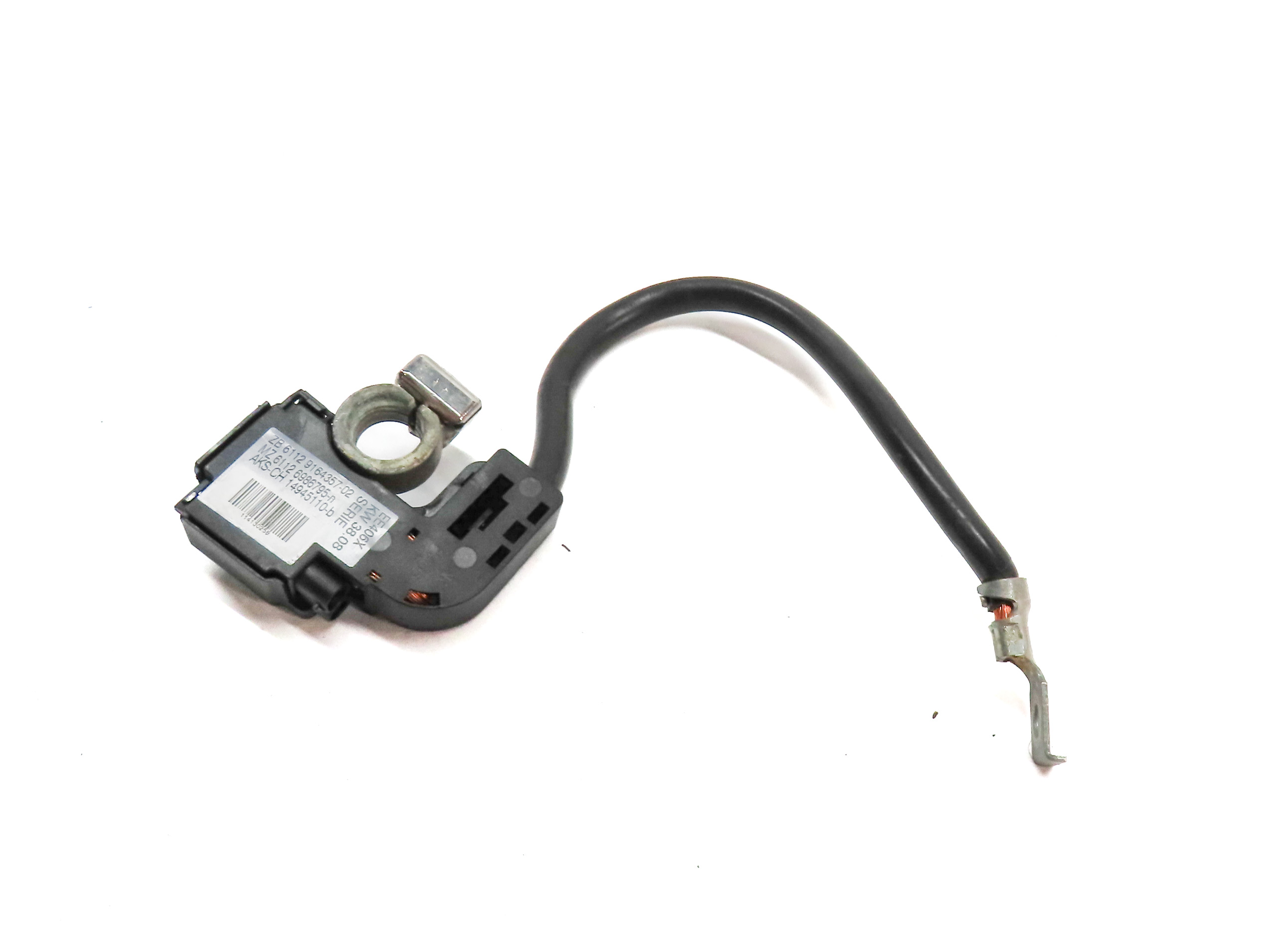 2009 BMW X6 (E71) 4.4L (N63) ENGINE NEGATIVE BATTERY TERMINAL CABLE — exact item pictured